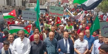 مسيرة للحركة الإسلامية في الوحدات رفضا للعدوان على غزة.. العضايلة: صواريخ المقاومة من غزة ضربت الاحتلال وحركت عواصم الغرب لطلب التهدئة