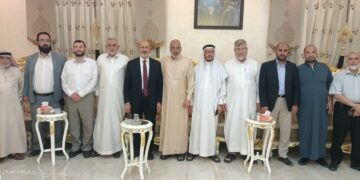 وفد من قيادة العمل الإسلامي يزور رئيس بلدية معان الأسبق ماجد الشراري