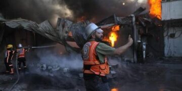 “العمل الإسلامي” : إحراق مستشفى كمال عدوان في غزة جريمة حرب بشعة ووصمة عار على جبين المجتمع الدولي